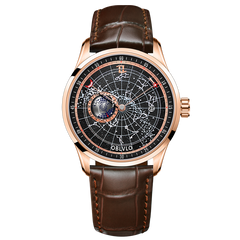 Luxury Classic OBLVLO GC-SW Constellation Automatic Rose Gold Watches For Men