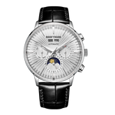 Men's Automatic Mechanical Multifunctional Day/Date Moon phase Chrono Watch - REEF TIGER RGA8218 Dress Watch