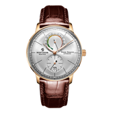 REEF TIGER RGA82B0-3 Classic Automatic Mechanical Dress Watch For Men - High quality Rose Gold Business Casual Watch