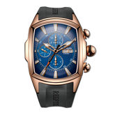 Best Luxury Men's Automatic Three-Eye Watch for Sale - Rose Gold Reef Tiger Tank-P RGA3069