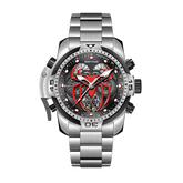 Reef Tige Aurora RGA3532-S Men's Four-Eye Multi-Functional Automatic Watch, Year, Month Date Week 24 Hours Chronograph Sports Wristwatch