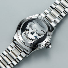 Reef Tiger RGA70S7 Men Super Luminous Automatic Sport Mechanical Skull Skeleton Watch