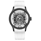 OBLVLO Unique Design Mechanical Automatic Watch BLM Series - Sapphire Crystal Rubber Strap Watches