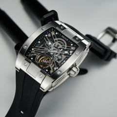 OBLVLO EM-ST Mens Affordable Cool Luxury Skeleton Mechanical Automatic Watches