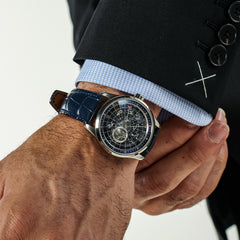 OBLVLO GC-SW Luxury Vintage Constellation Automatic Dress Watches For Men