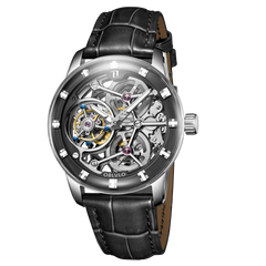 OBLVLO IM SK TB Affordable Mens Skeleton Tourbillon Watches for Sale - Luxury Tourbillon Mechanical Hand Wind Movement Watch
