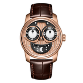 OBLVLO JM Joker Unique Automatic Rose Gold Watches - Cool Design Mechanical Skeleton Wrist Watch