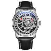 OBLVLO JM ROTOR Luxury Engine Watch with Miyota 8215 Automatic movement Jump Hour Mechanical Watch