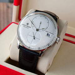Reef Tiger RGA82B0 Men Classics White & Multifunction Classics Sub-dial Dress Automatic Mechanical Watch