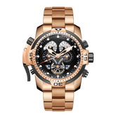 Reef Tiger RGA3503 Unique Watches from Affordable - Aurora Concep Men's Rose Gold 46mm Sport Automatic Watch