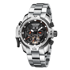 Reef Tiger Aurora Transformers RGA3532 Mens Designer Watch - Automatic Movement Mechanical 46mm Big Size /316 Steel Strap