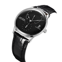 Black Dial 42mm RGA82B0-2 Automatic Mechanical Movement Dress Watches For Men - REEF TIGER Seattle Navy 2 Vintage Watch