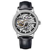 OBLVLO VM TB Men's Automatic Mechanical Tourbillon Skeleton Luxury Zirconium Diamond Inlaid Bezel Watch