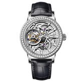 OBLVLO VM TB Automatic Watch for Men - Luxury 45mm Tourbillon Movement & Diamonds Dial 5ATM Waterproof Watch