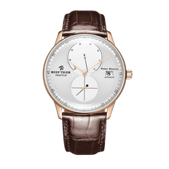 Reef Tiger RGA82B0 Men's Watches - Affordable Luxury 42MM Rose Gold Case Classics Design Dress Automatic Watch
