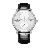 Reef Tiger RGA82B0 Men Classics White & Multifunction Classics Sub-dial Dress Automatic Mechanical Watch