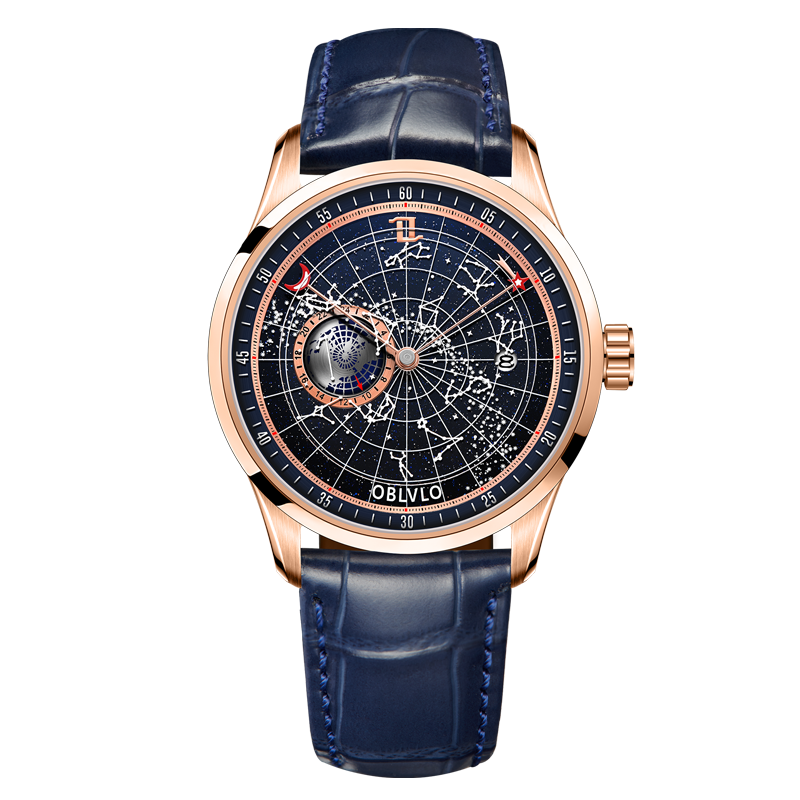 OBLVLO GC-SW Rose Gold Automatic Dress Watches: A Blend of Luxury and Style
