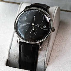 Black Dial 42mm RGA82B0-2 Automatic Mechanical Movement Dress Watches For Men - REEF TIGER Seattle Navy 2 Vintage Watch