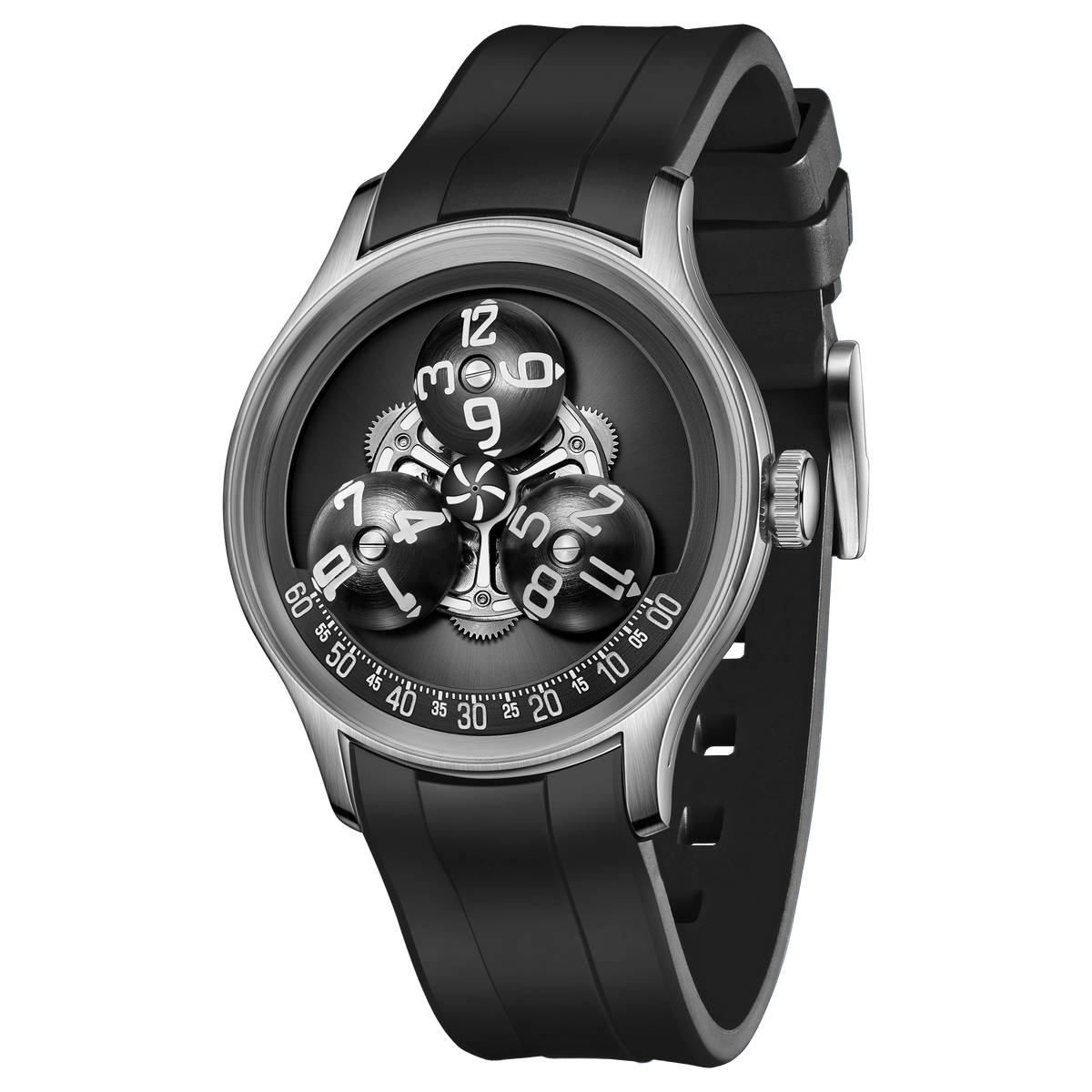 OBLVLO BLM-TRISOME Mens 41mm Automatic Mechanical Wristwatch - Cool Waterproof Luminous Unique Dial Watches