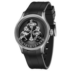 OBLVLO BLM-TRISOME Mens 41mm Automatic Mechanical Wristwatch - Cool Waterproof Luminous Unique Dial Watches