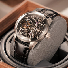 OBLVLO IM SK TB Affordable Mens Skeleton Tourbillon Watches for Sale - Luxury Tourbillon Mechanical Hand Wind Movement Watch
