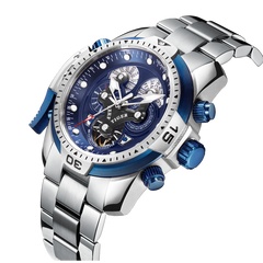 Reef Tiger Aurora Concep RGA3503 Automatic Watches for Men - Unique Sport Waterproof Stainless Steel Wrist Watch