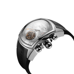 Aurora Tank II RGA3069 Mechanical Men's Watch - Reef Tiger Stainless Steel Automatic Skeleton Watch Waterproof Watches